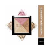 Swiss Beauty Baked Blusher & Highlighter Palette - Shade 5 (7 g)
