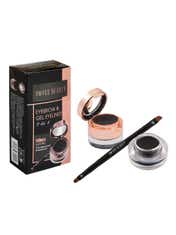 Swiss Beauty 2-In-1 Eyebrow & Gel Eyeliner - Black (7 g)