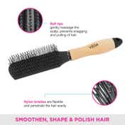 Vega Flat Hair Brush India's No.1 Hair Brush Brand for Men & Women (H3-FB) (116 g)