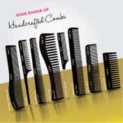 Vega Handmade Graduated Black Dressing Hair Comb for Men and Women - Black (HMBC-102) (40 g)