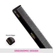 Vega Tortoise Shell Pattern Half Curve Graduated Dressing Hair Comb for Men & Women HMBC -402 (19 g)