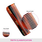 VEGA Handcrafted Pocket Hair Comb for Men & Women Detangling Daily Grooming (HMC-120)