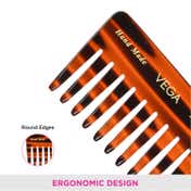 Vega Handmade Shampoo Hair Comb India's No.1 Hair Comb Brand for Men & Women Small (HMC-31) (14 g)