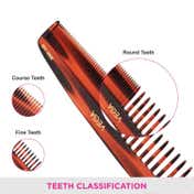 Vega Handmade Graduated Shampoo Hair Comb for Men and Women (HMC-34D) (42 g)