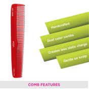 Vega Handmade Spectra Dual Color -Graduated Dressing Hair Comb for Men and Women (HMSC-32D) (25 g)