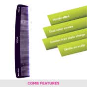 Vega Handmade Spectra Dual Color-Graduated Dressing Hair Comb for Men and Women (HMSC-42) (40 g)