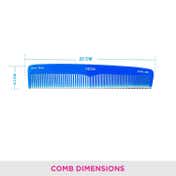 Vega Handmade Spectra Dual Color Graduated Dressing Hair Comb for Men and Women (HMSC-42D) (38 g)
