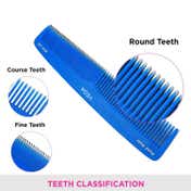 Vega Handmade Spectra Dual Color Graduated Dressing Hair Comb for Men and Women (HMSC-42D) (38 g)
