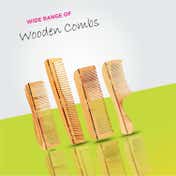 Vega Handmade Wooden Dressing Hair Comb for Men and Women (HMWC-03) (41 g)