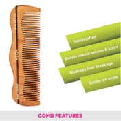 Vega Grooming Wooden Comb, (HMWC-04)