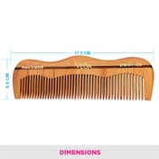 Vega Grooming Wooden Comb, (HMWC-04)
