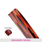 Vega Handmade Dressing Hair Comb for Tortoise Shell Pattern for Men and Women (HMC-42) (62 g)