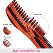 Vega Handmade Shampoo Hair Comb for Men and Women All Hair Types (HMC-48D) (39 g)