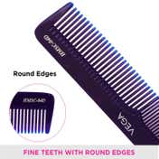 Vega Handmade Spectra Dual Color -Graduated Dressing Hair Comb for Men and Women (HMSC-04D) (23 g)