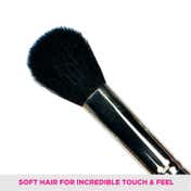 Vega Soft Bristle Makeup Brushes Set with Black Leather Case Set of 20 (LK-20) (740 g)
