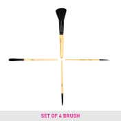 Vega Make Up Brush Set of 4 (EVS-4) (35 g)
