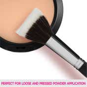 Vega Buffer Brush for Blending of Face Powder Blending Makeup Brush Small (PB-17) (18 g)