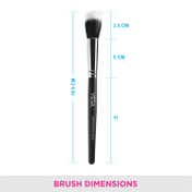 Vega Buffer Brush for Blending of Face Powder Blending Makeup Brush Small (PB-17) (18 g)