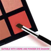 Vega Professional Collection Deer Foot Makeup Brush for Blending Eye Shadows (PB-12) (22 g)