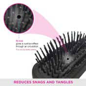 Vega Mini Cushioned Hair Brush for Men & Women All Hair Types (R7-CB) (85 g)