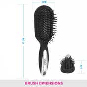 Vega Mini Cushioned Hair Brush for Men & Women All Hair Types (R7-CB) (85 g)