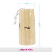Vega Basic Hand Loofah Body Sponge & Scrubber for Men & Women (NBA 4-1) (35 g)