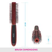 Vega Round Hair Brush for Adding Curls & Volume in Hair for Men and Women (E9-RB) (98 g)