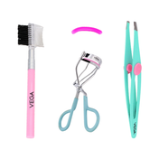 Vega Eyelash & Brow Set of 3 Tools (EBS-01) (71 g)