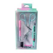 Vega Eyelash & Brow Set of 3 Tools (EBS-01) (71 g)
