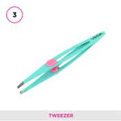 Vega Eyelash & Brow Set of 3 Tools (EBS-01) (71 g)