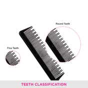 Vega Tail Hair Comb Rat Tail Comb Long Head with Long Tail for Men and Women (1222) (15 g)