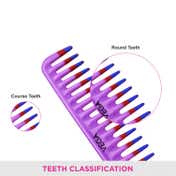 Vega Detangling Comb (1 Row), (1266)