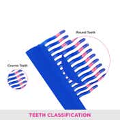 Vega Shampoo Comb India's No.1 Hair Comb Brand with Wide Tooth Blue (1269) (32 g)