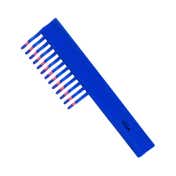 Vega Shampoo Comb India's No.1 Hair Comb Brand with Wide Tooth Blue (1269) (32 g)