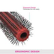 Vega Round Hair Brush for Adding Curls Volume & Waves in Hair for Men & Women (E11-RB) (108 g)
