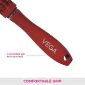Vega Round Hair Brush for Adding Curls Volume & Waves in Hair for Men & Women (E11-RB) (108 g)
