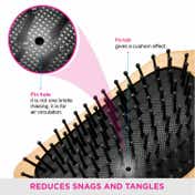 Vega Premium Collection Wooden Paddle Hair Brush for Men & Women (E2-PB) (152 g)