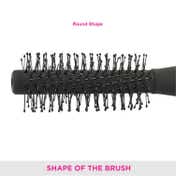 Vega Round Hair Brush for Adding Curls Volume in Hair for Men and Women (E2-RB ) (120 g)