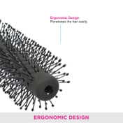 Vega Round Hair Brush for Adding Curls Volume in Hair for Men and Women (E2-RB ) (120 g)