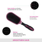 Vega Cushioned Hair Brush India's No.1 Hair Brush Brand for Men & Women (E6-CB) (110 g)