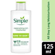 Simple Kind To Skin Refreshing Facial Wash (150 ml) + Replenishing Rich Moisturiser (125 ml) Combo