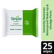 Simple Kind To Skin Micellar Cleansing Wipes (Pack Of 2 ) Combo