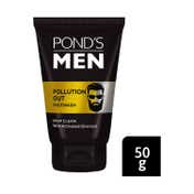 Pond's Men Pollution Out Activated Charcoal Deep Clean Facewash - (50g)