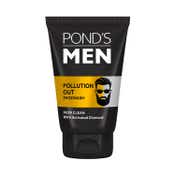 Pond's Men Pollution Out Activated Charcoal Deep Clean Facewash - (50g)