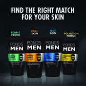 Pond's Men Pollution Out Activated Charcoal Deep Clean Facewash - (50g)