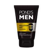 Pond's Men Pollution Out Activated Charcoal Deep Clean Facewash - (100g)