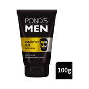 Pond's Men Pollution Out Activated Charcoal Deep Clean Facewash - (100g)