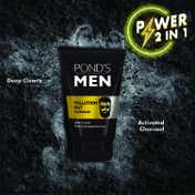 Pond's Men Pollution Out Activated Charcoal Deep Clean Facewash - (100g)