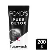 Pond's Pure Detox Anti-Pollution Purity Face Wash With Activated Charcoal (200g)