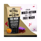 Man Arden Daily Multi-Action De-Tan Face Wash With Luxurious Blend Of Ubtan Turmeric, Saffron & Rose (100ml)